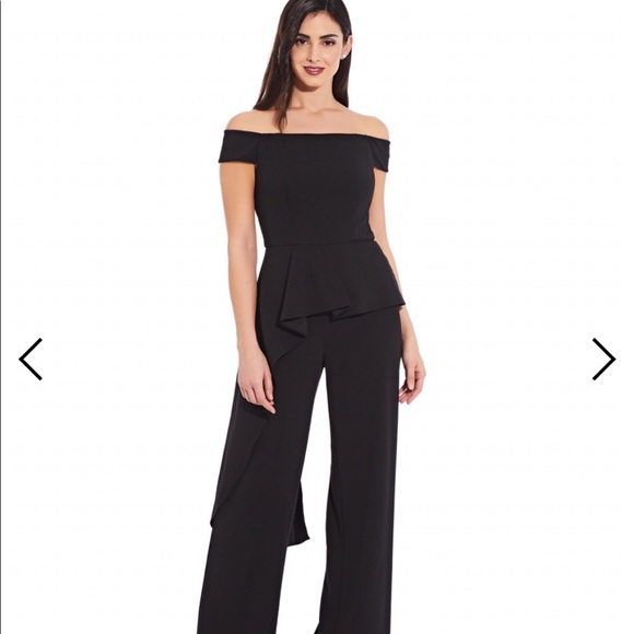 Adrianna papell off the shoulder jumpsuit Clearance